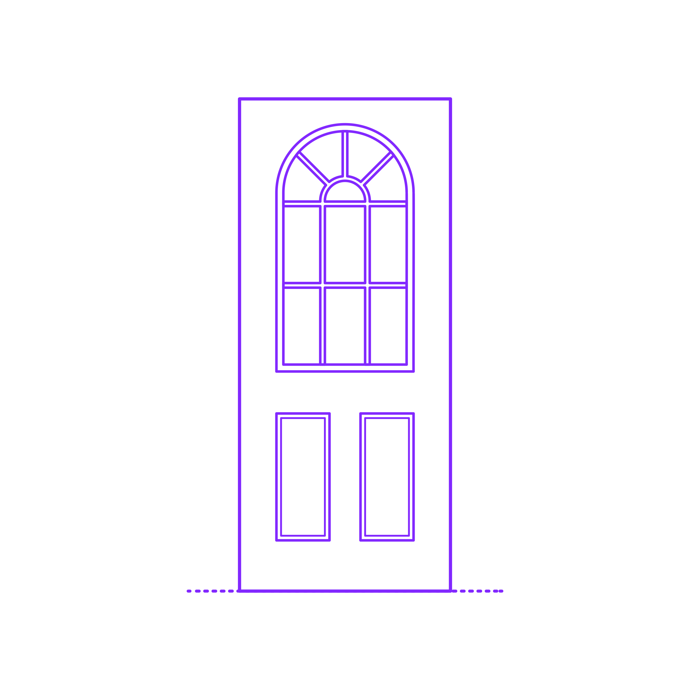 Buildings Exterior Doors Lite Entry Door 3 Panels Arched Craft Design Svg File Free Vectors